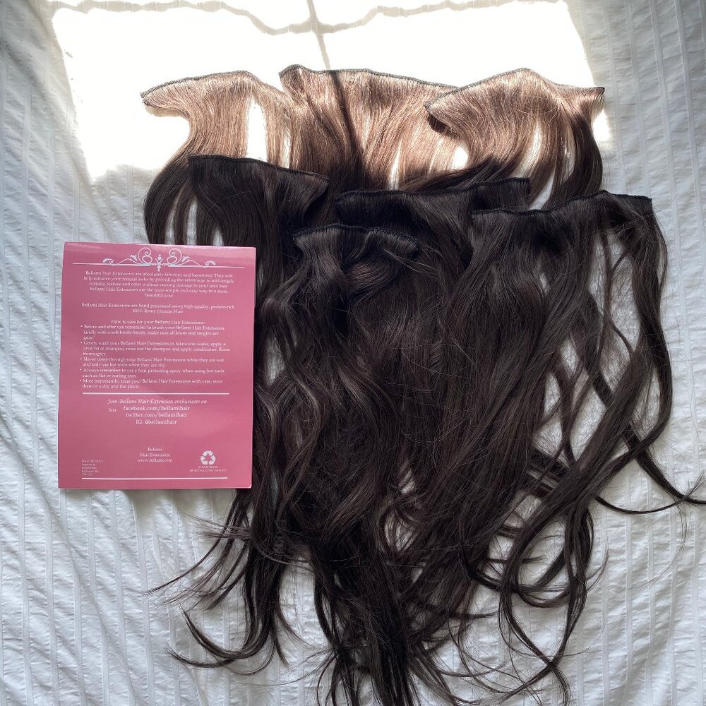 Bellami Piccolina Walnut Brown 120g 18'' Hair Extensions